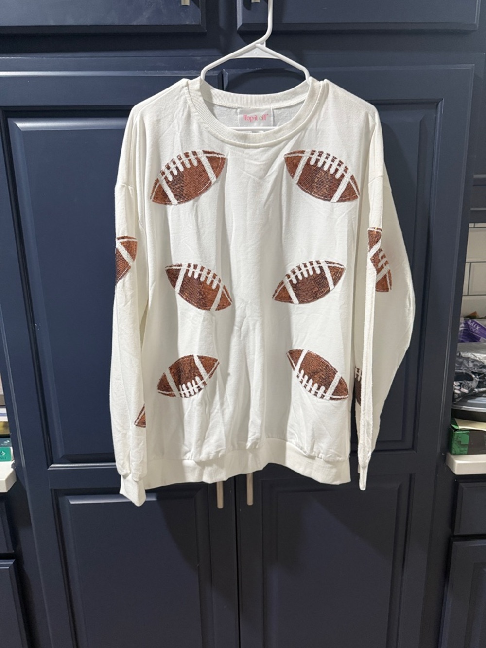 Football Crewneck Sweatshirt - Small